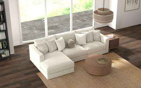 Ritzy Bone LAF Sofa Chaise