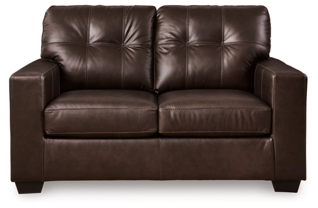 Santorine Dark Brown Sofa & Loveseat