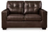 Santorine Dark Brown Loveseat