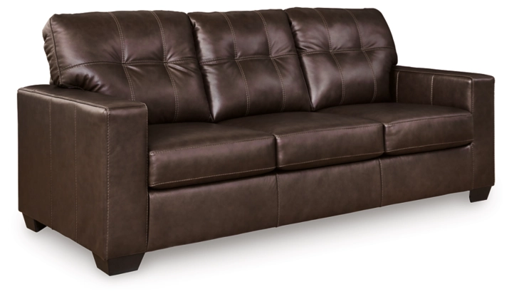 Santorine Dark Brown Sofa & Loveseat