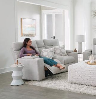 Sanctuary Winter Power Reclining Loveseat w/ Console, Heat & Massage