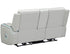 Luna Ice Power Reclining Loveseat w/ Console & Bluetooth Audio