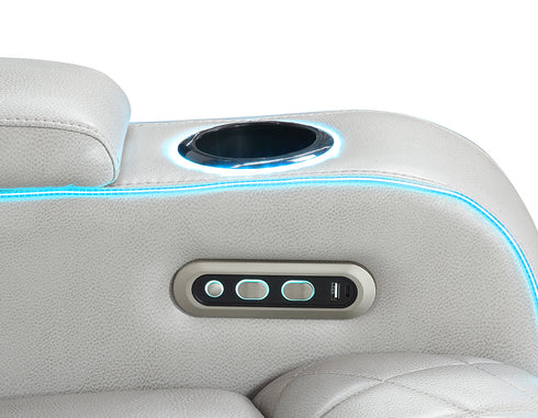Luna Ice Power Recliner w/ Bluetooth Audio