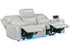 Luna Ice Power Reclining Sofa w/ DDT & Bluetooth Audio