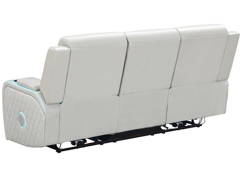 Luna Ice Power Reclining Sofa w/ DDT & Bluetooth Audio