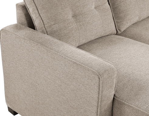 Noah Flippable Convertible Storage Tan Sofa Sleeper