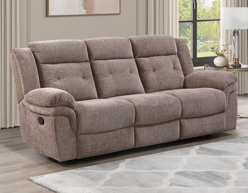 Sydney Brown Gliding Reclining Sofa