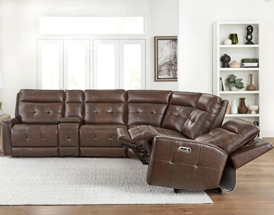Canterbury Acorn Power Reclining Sectional