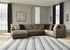 Abalone Chocolate LAF Sectional - WCC Furniture & Mattress Center Lafayette & Lake Charles