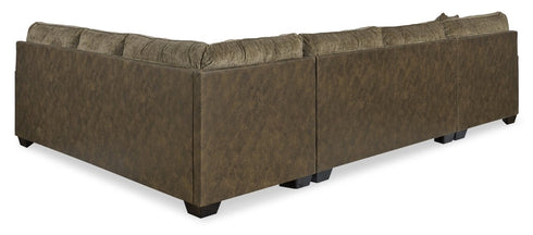 Abalone Chocolate LAF Sectional - WCC Furniture & Mattress Center Lafayette & Lake Charles
