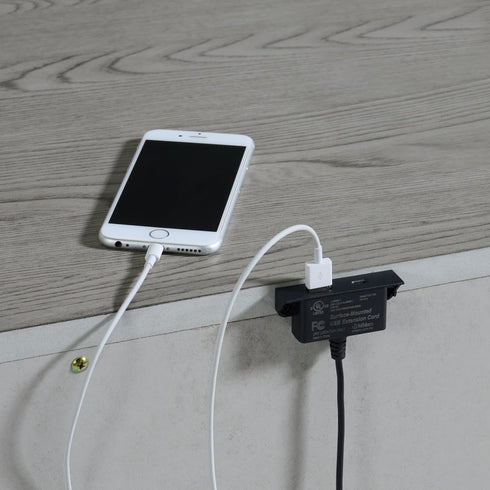 Glenmore Aged Grey Nightstand