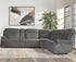 Aldo Airy Midnight 6 Piece Power Reclining Sectional - WCC Furniture & Mattress Center Lafayette & Lake Charles