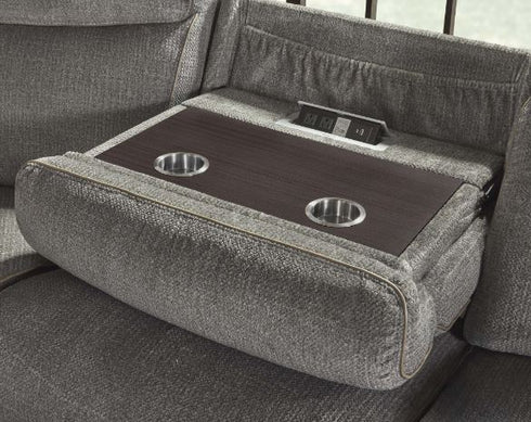 Aldo Airy Midnight 6 Piece Power Reclining Sectional - WCC Furniture & Mattress Center Lafayette & Lake Charles