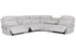 Aldo Airy Snow 6 Piece Power Reclining Sectional - WCC Furniture & Mattress Center Lafayette & Lake Charles