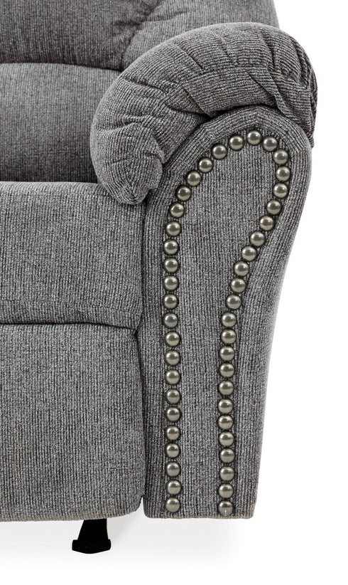 Allmaxx Pewter Rocker Recliner - WCC Furniture & Mattress Center Lafayette & Lake Charles