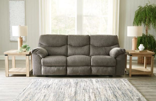 Alphons Putty Reclining Sofa - WCC Furniture & Mattress Center Lafayette & Lake Charles