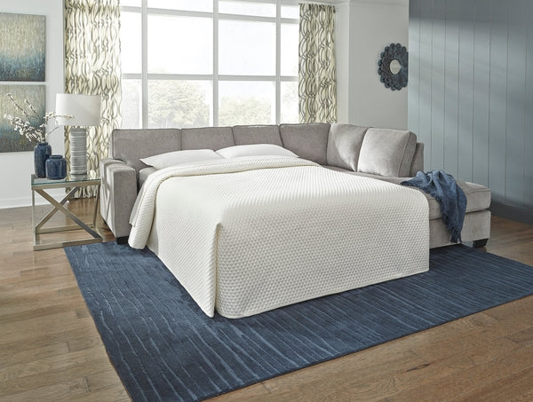 Altari Alloy Full Sleeper Sectional w/ RAF Chaise - WCC Furniture & Mattress Center Lafayette & Lake Charles