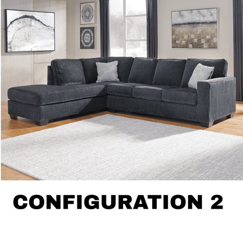 Altari Slate Sectional - WCC Furniture & Mattress Center Lafayette & Lake Charles
