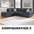 Altari Slate Sectional - WCC Furniture & Mattress Center Lafayette & Lake Charles
