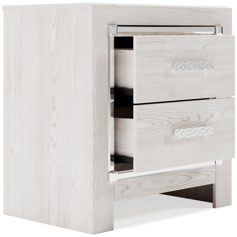 Altyra White Nightstand - WCC Furniture & Mattress Center Lafayette & Lake Charles