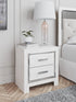 Altyra White Nightstand - WCC Furniture & Mattress Center Lafayette & Lake Charles