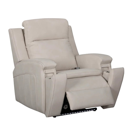 Alyssa Buffy Cream Power Glider Recliner - WCC Furniture & Mattress Center Lafayette & Lake Charles