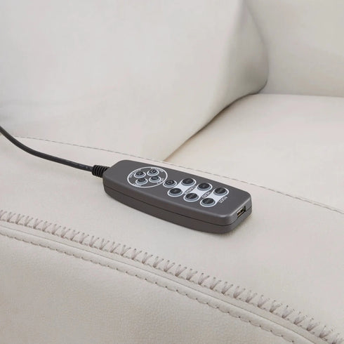 Alyssa Buffy Cream Power Glider Recliner - WCC Furniture & Mattress Center Lafayette & Lake Charles