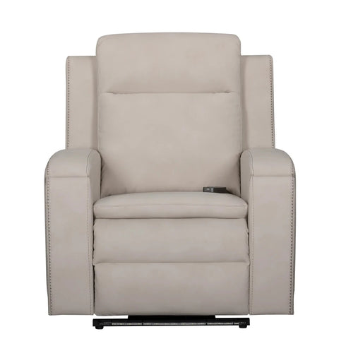 Alyssa Buffy Cream Power Glider Recliner - WCC Furniture & Mattress Center Lafayette & Lake Charles