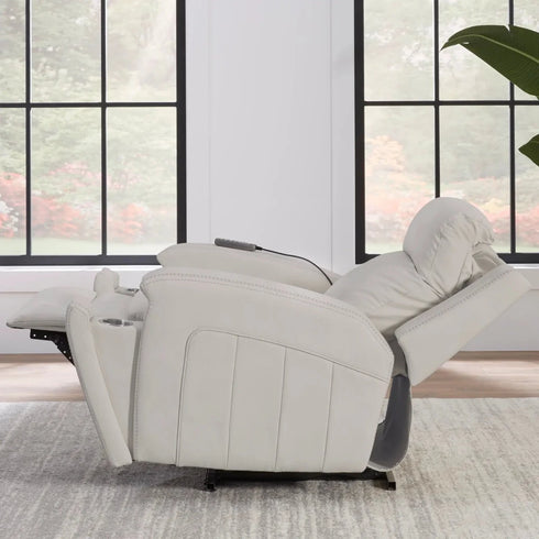 Alyssa Buffy Cream Power Glider Recliner - WCC Furniture & Mattress Center Lafayette & Lake Charles