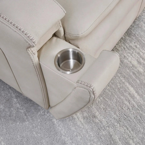 Alyssa Buffy Cream Power Glider Recliner - WCC Furniture & Mattress Center Lafayette & Lake Charles