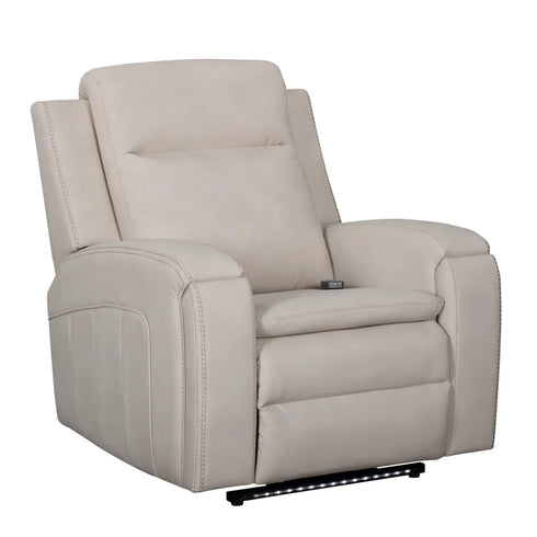 Alyssa Buffy Cream Power Glider Recliner - WCC Furniture & Mattress Center Lafayette & Lake Charles