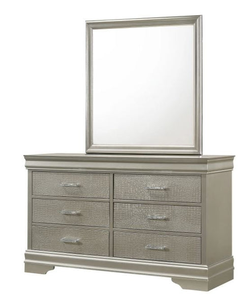 Amalia King Bed, Dresser & Mirror - WCC Furniture & Mattress Center Lafayette & Lake Charles