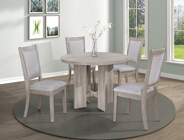 Amara Driftwood 5 Piece Dining Set - WCC Furniture & Mattress Center Lafayette & Lake Charles