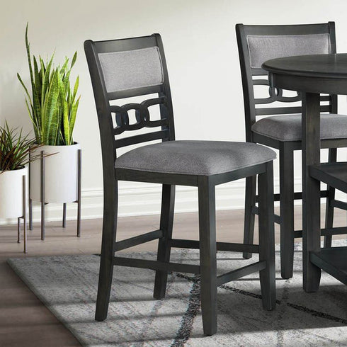 Amherst Grey 5 Piece Counter Height Dining Set - WCC Furniture & Mattress Center Lafayette & Lake Charles