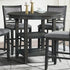 Amherst Grey 5 Piece Counter Height Dining Set - WCC Furniture & Mattress Center Lafayette & Lake Charles