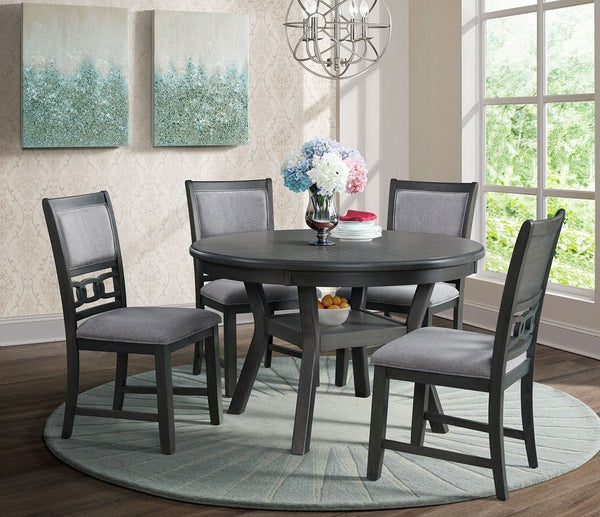 Amherst Grey 5 Piece Dining Set - WCC Furniture & Mattress Center Lafayette & Lake Charles