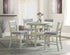 Amherst White 5 Piece Counter Height Dining Set - WCC Furniture & Mattress Center Lafayette & Lake Charles
