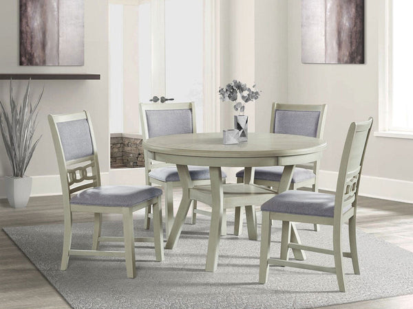 Amherst White 5 Piece Dining Set - WCC Furniture & Mattress Center Lafayette & Lake Charles