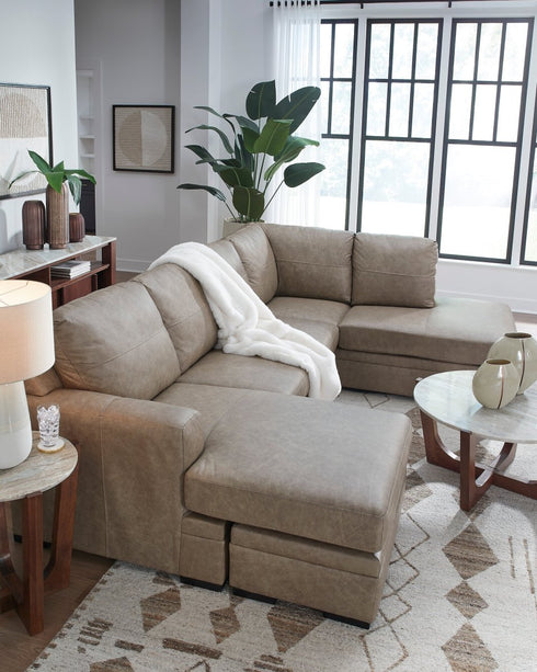 Amuleto Desert RAF Corner Chaise Sectional - WCC Furniture & Mattress Center Lafayette & Lake Charles