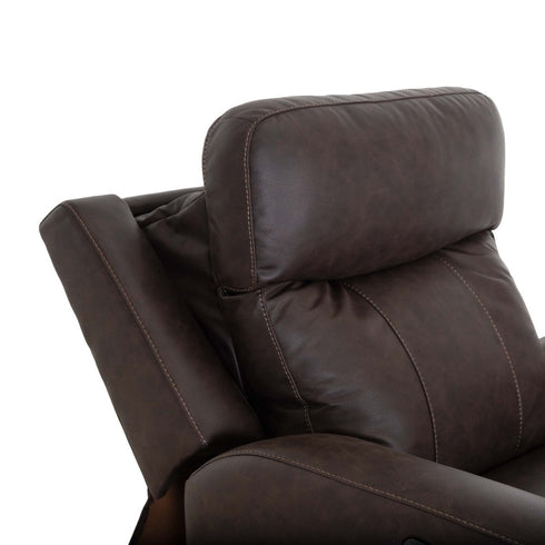 Argent Duvall Coffee Power Rocker Recliner - WCC Furniture & Mattress Center Lafayette & Lake Charles