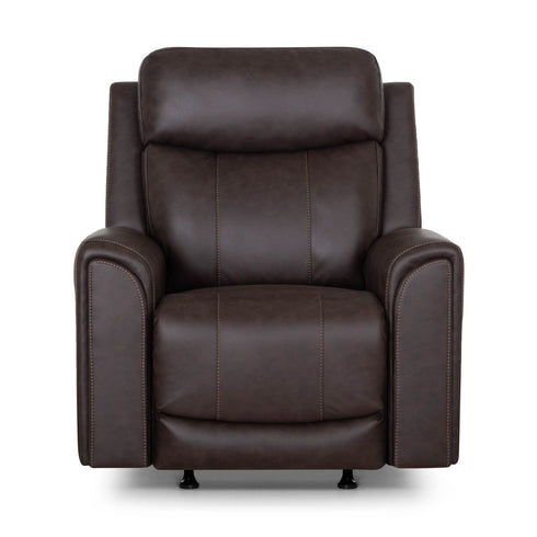 Argent Duvall Coffee Power Rocker Recliner - WCC Furniture & Mattress Center Lafayette & Lake Charles