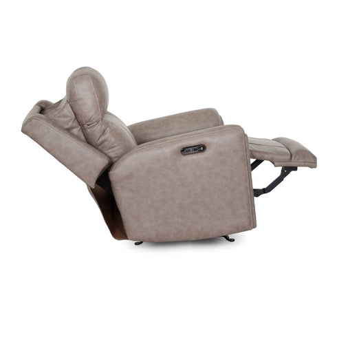 Argent Duvall Greige Power Rocker Recliner - WCC Furniture & Mattress Center Lafayette & Lake Charles