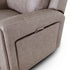 Argent Duvall Greige Power Rocker Recliner - WCC Furniture & Mattress Center Lafayette & Lake Charles
