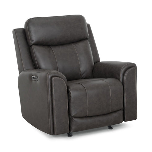 Argent Duvall Slate Power Rocker Recliner - WCC Furniture & Mattress Center Lafayette & Lake Charles
