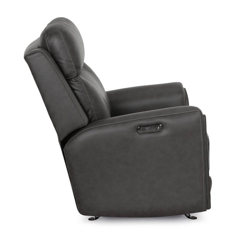 Argent Duvall Slate Power Rocker Recliner - WCC Furniture & Mattress Center Lafayette & Lake Charles