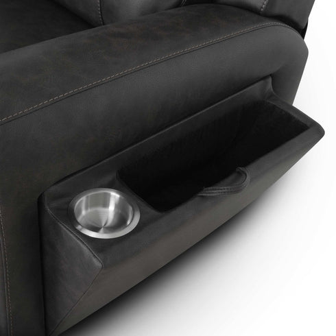 Argent Duvall Slate Power Rocker Recliner - WCC Furniture & Mattress Center Lafayette & Lake Charles