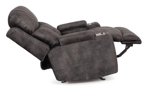 Arlington Monroe Ebony Power Rocker Recliner - WCC Furniture & Mattress Center Lafayette & Lake Charles