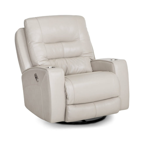 Aspen Holt Stone Power Swivel Rocker Recliner - WCC Furniture & Mattress Center Lafayette & Lake Charles