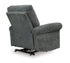 Aureta Charcoal Power Lift Recliner w/ Heat & Massage - WCC Furniture & Mattress Center Lafayette & Lake Charles