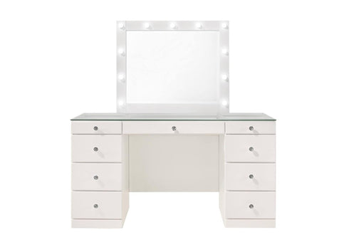 Avery White Vanity Set - WCC Furniture & Mattress Center Lafayette & Lake Charles